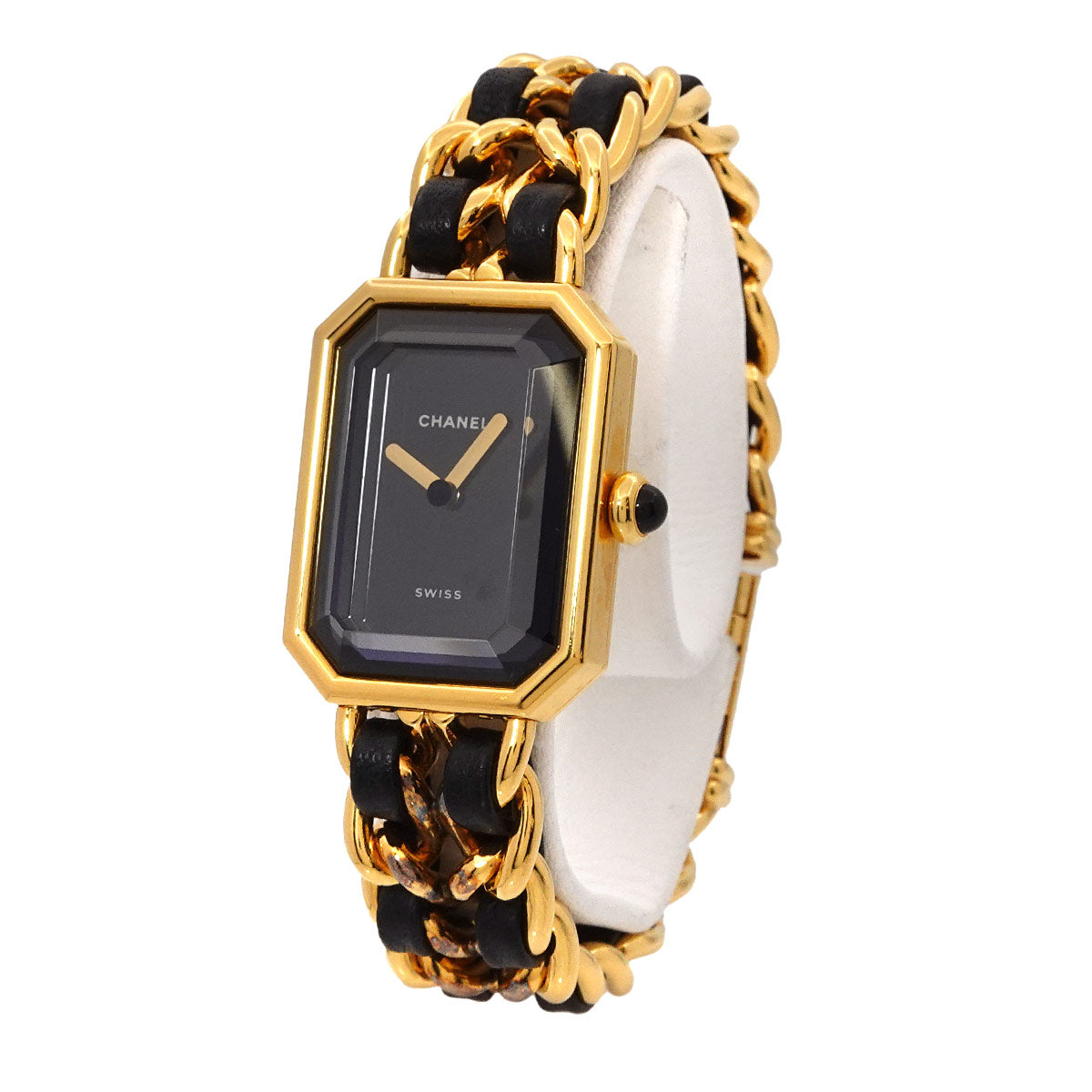 Premiere Size S H0001 Vintage Quartz Black Dial Ladies Watch