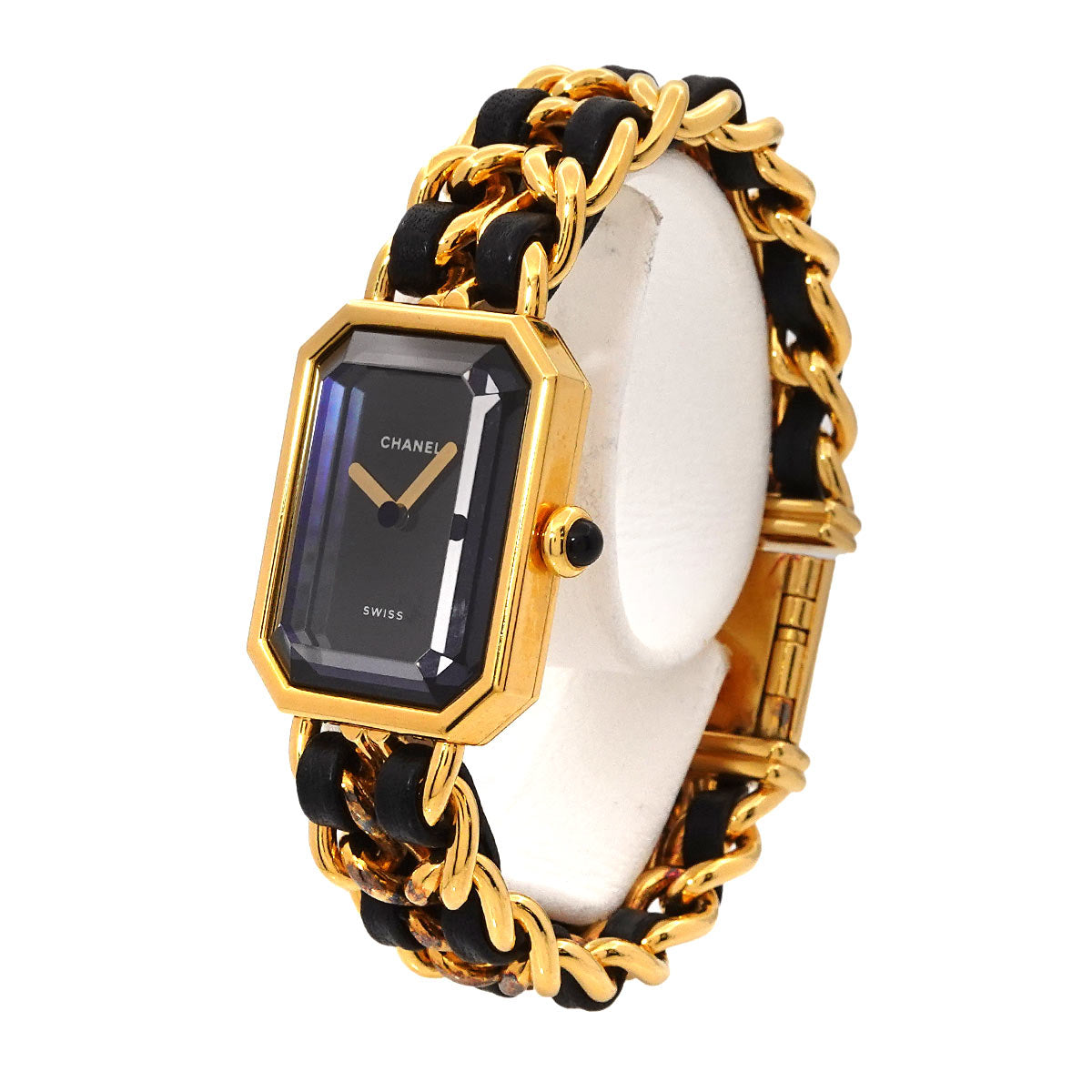 Premiere Size S H0001 Vintage Quartz Black Dial Ladies Watch