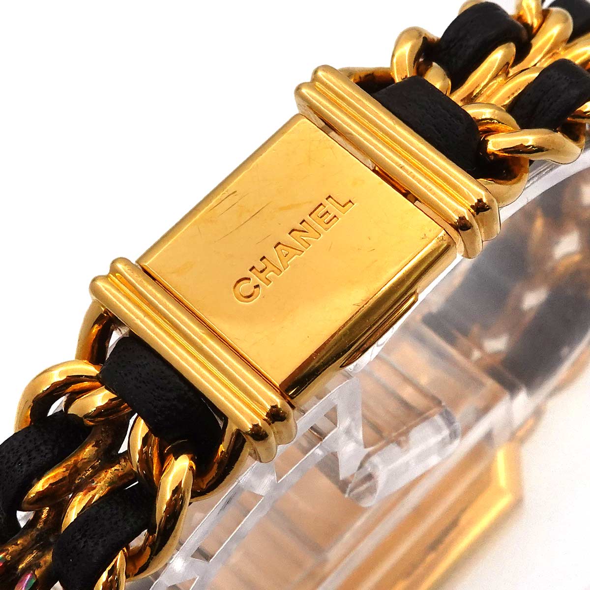 Premiere Size M H0001 Vintage Quartz Black Dial Ladies Watch