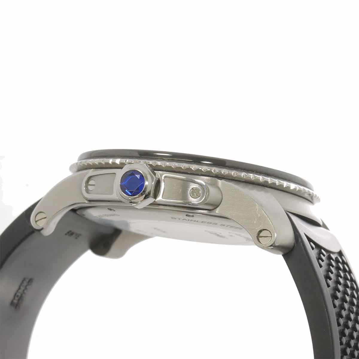 Caliber de Cartier Diver W7100056 Date Black Dial Mens Watch