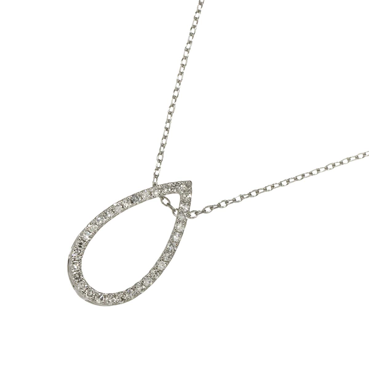 Diamond 0.12ct Necklace Pt Platinum