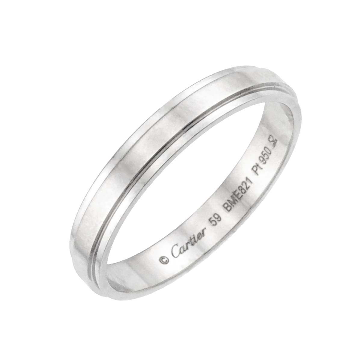 Cartier d Amour Ring Pt Platinum Size57 8.25-8.75(US)