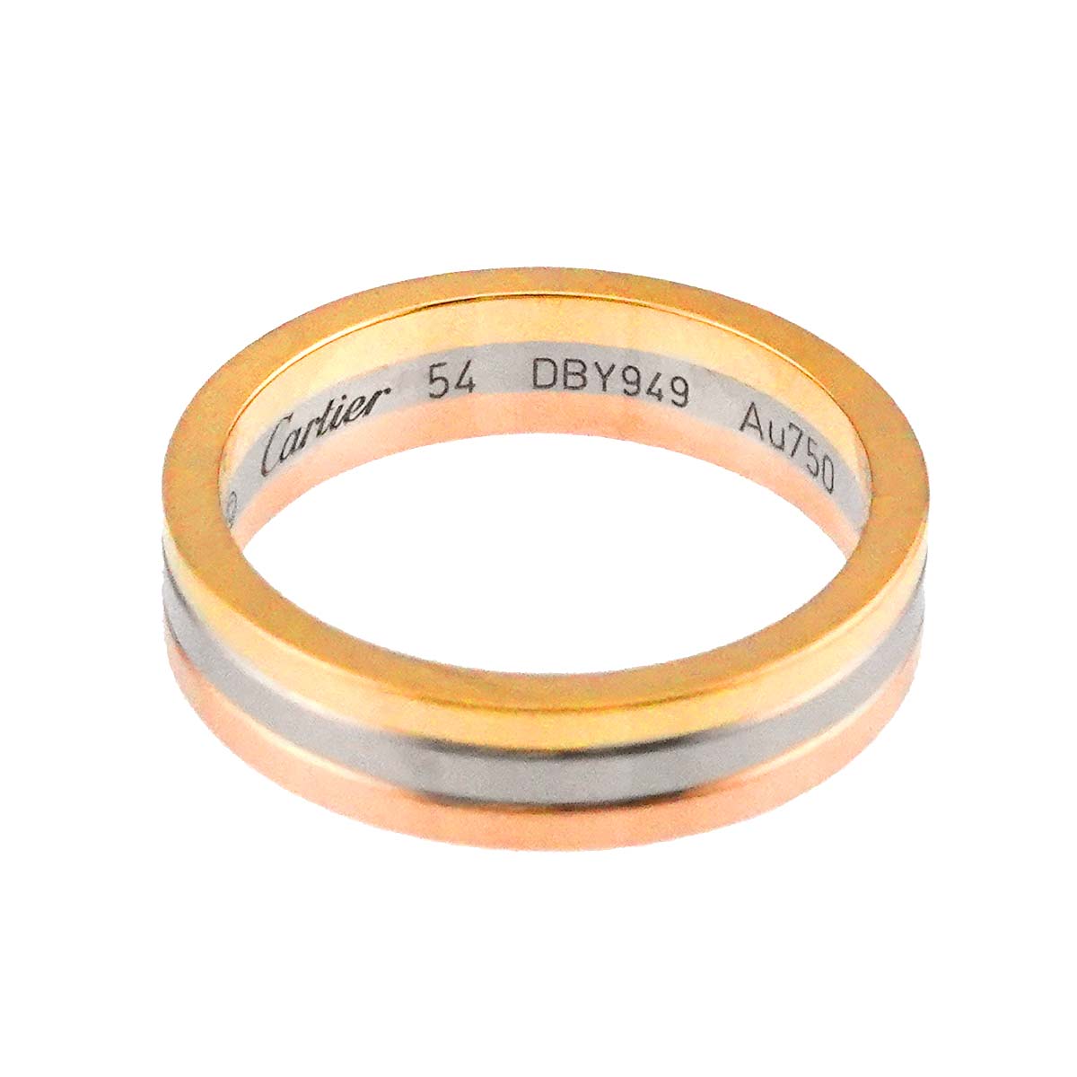 Vendome Ring 18K YG WG PG 750 size54 6.75(US)