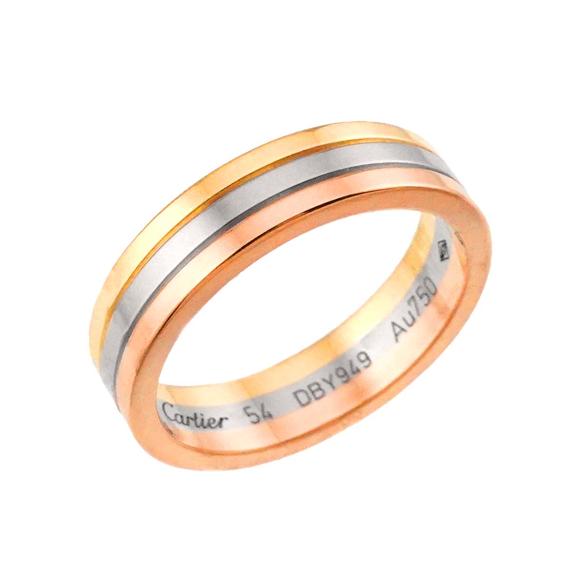 Vendome Ring 18K YG WG PG 750 size54 6.75(US)