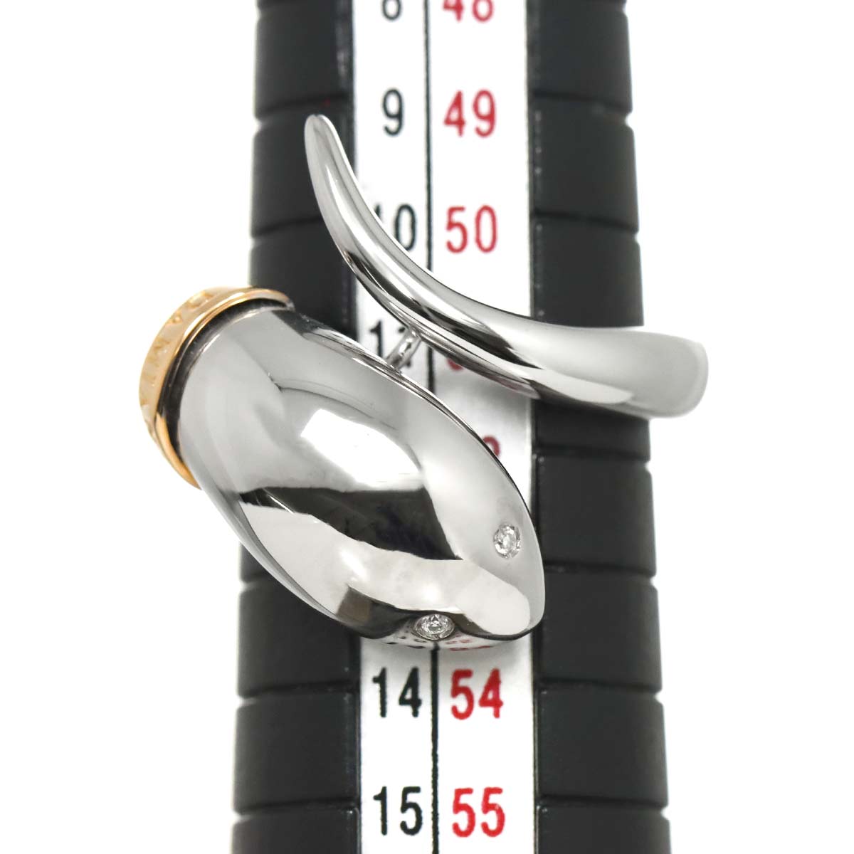 Eden Diamond Ring 18K White Pink Gold 750 size6(US)