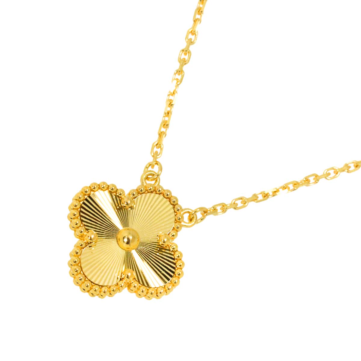 Vintage Alhambra Necklace 18K Yellow Gold 750