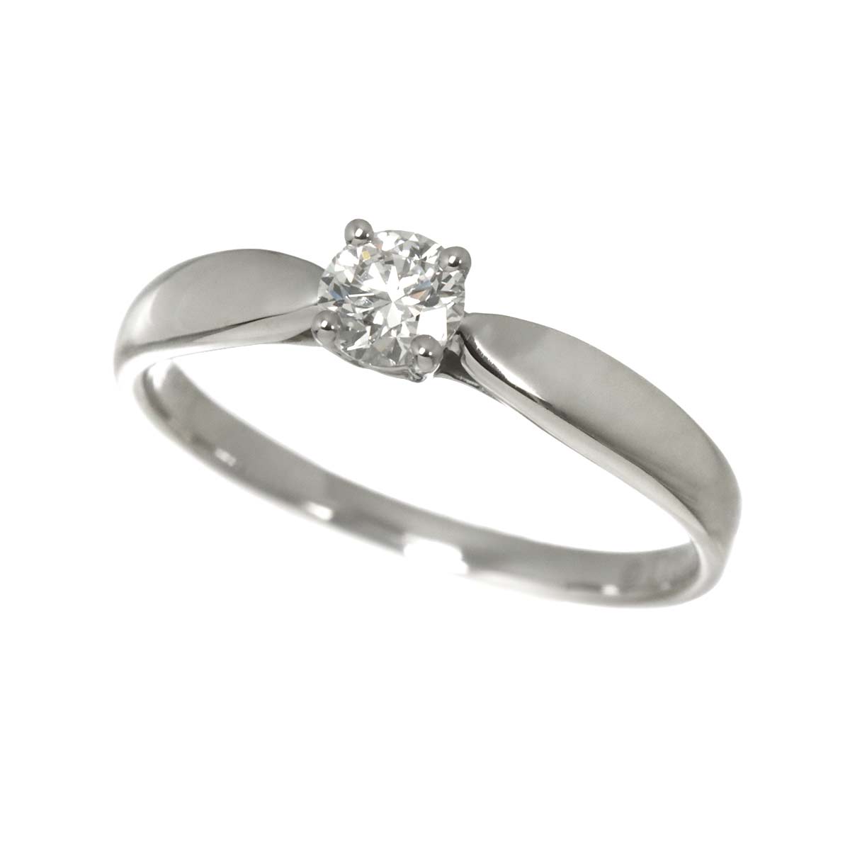 Harmony Diamond 0.22ct I/VS2/3EX Ring Platinum Size4.5(US)