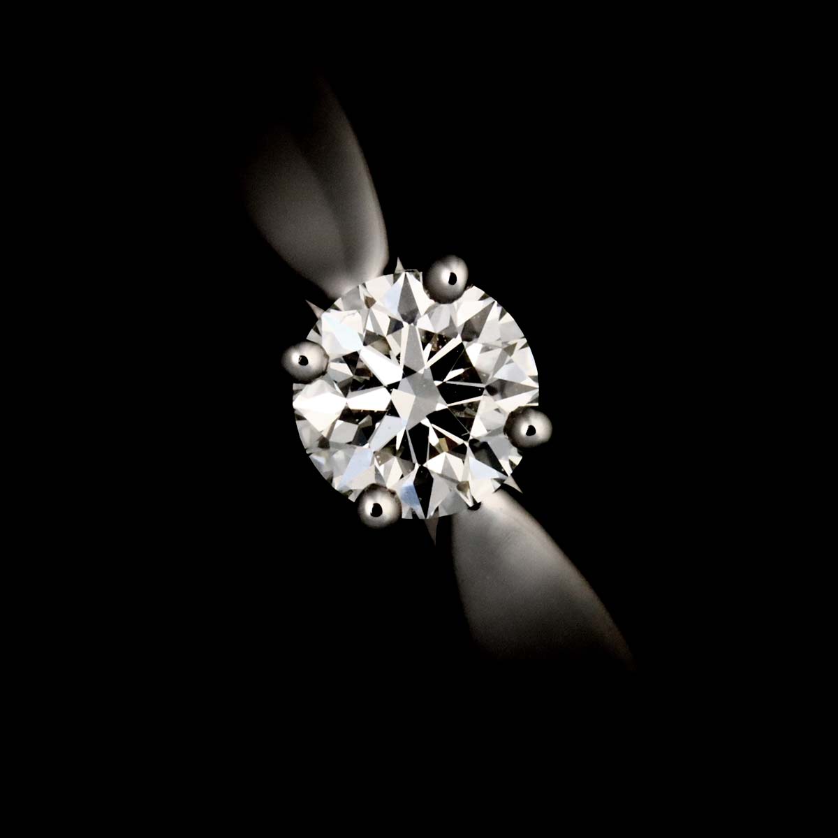 Harmony Diamond 0.22ct I/VS2/3EX Ring Platinum Size4.5(US)