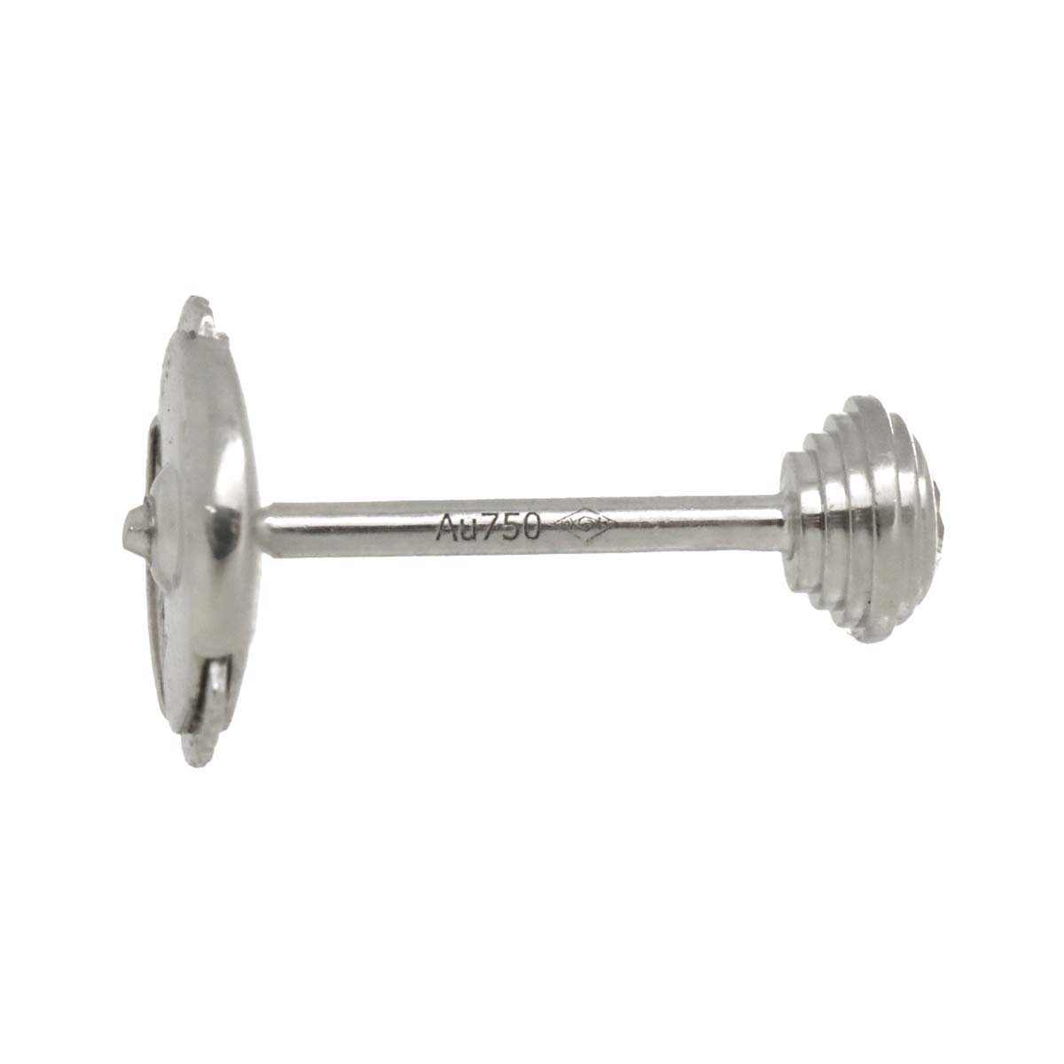 Damour Diamond Earring Pierced XS 18K WG 750 One Piece only