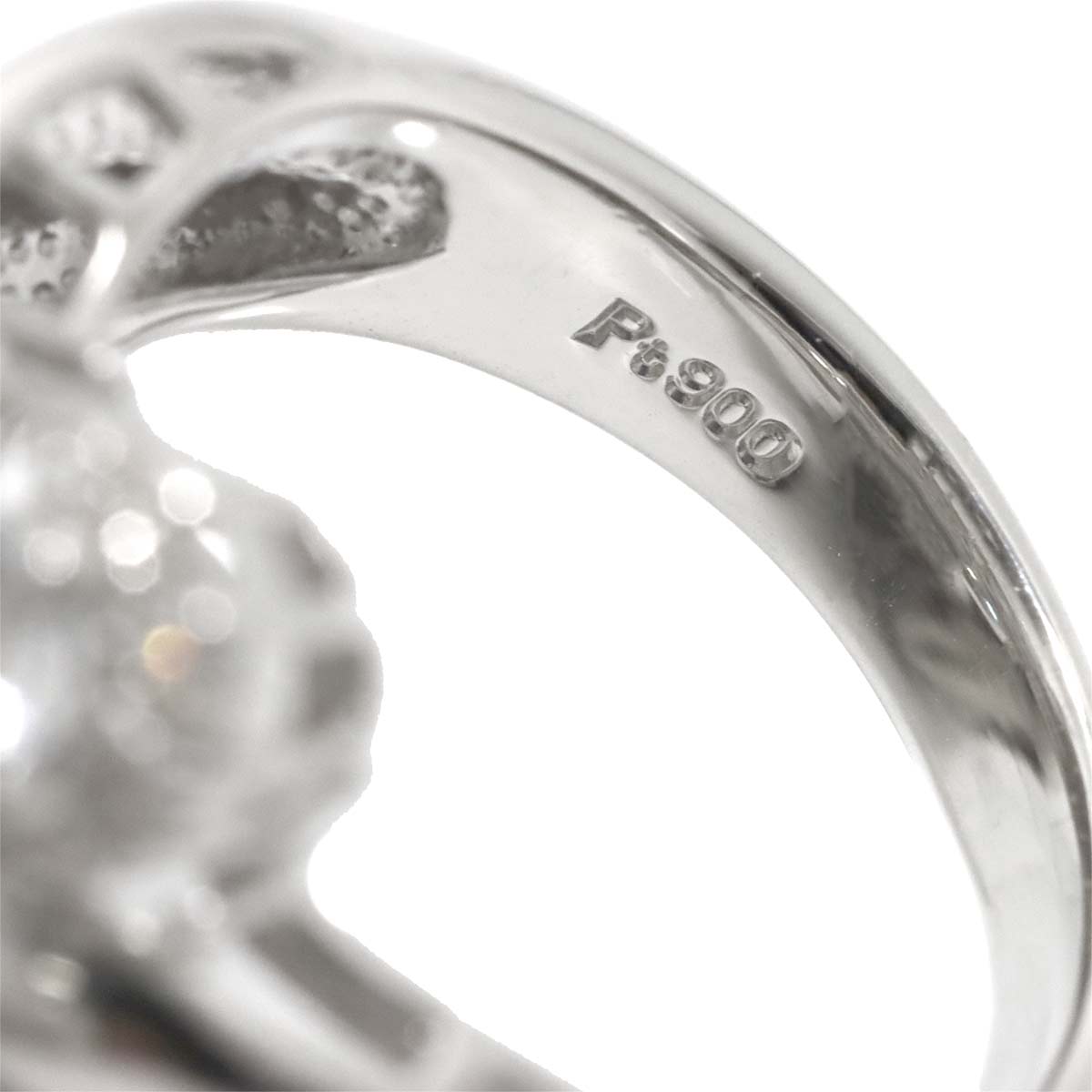 Diamond 1.55ct Ring Pt size5.75-6(US)