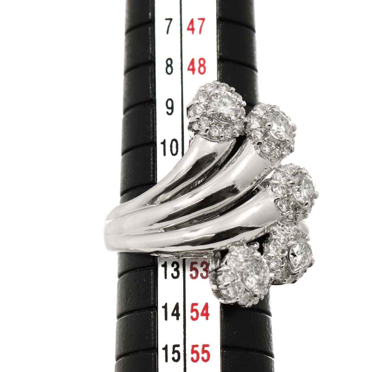 Diamond 1.55ct Ring Pt size5.75-6(US)