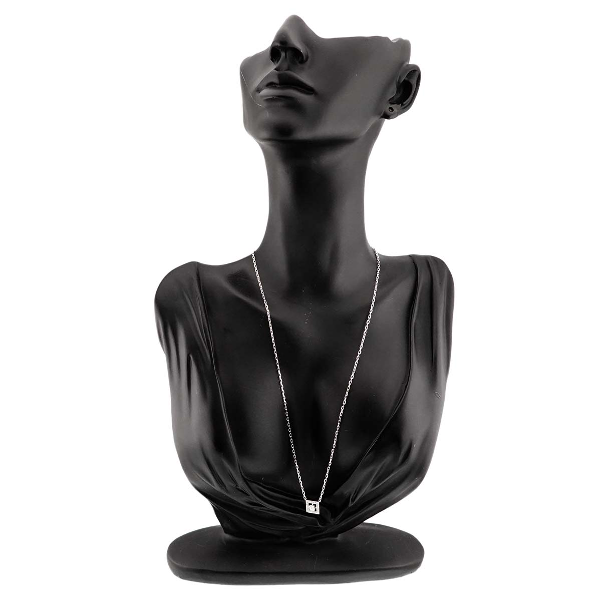 Diamond Necklace 18K WG 750