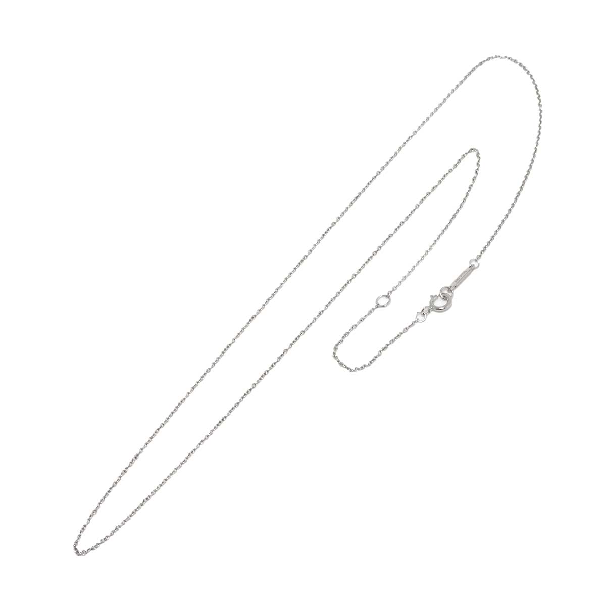 Chain Necklace 18K White Gold 750