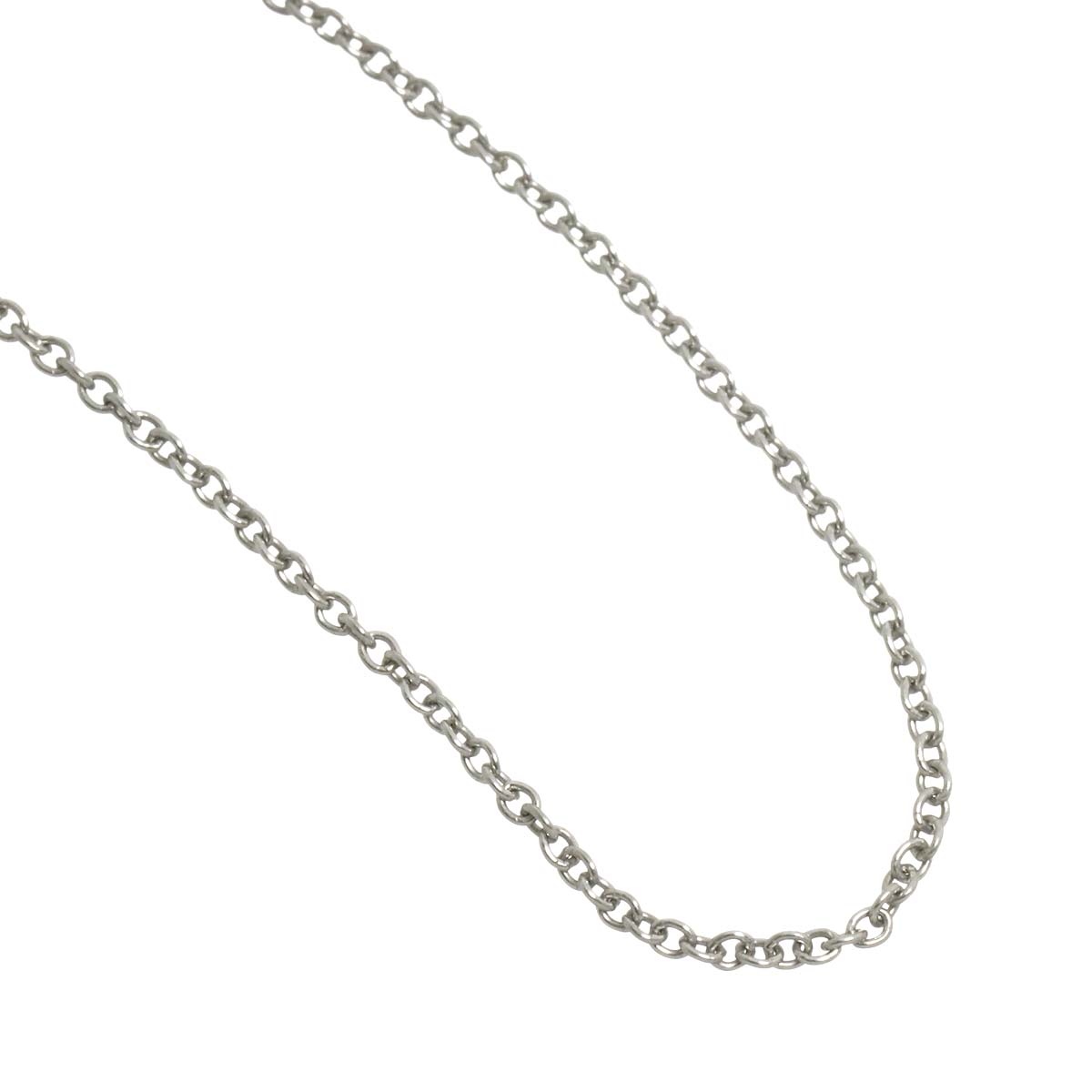 Chain Necklace 18K White Gold 750