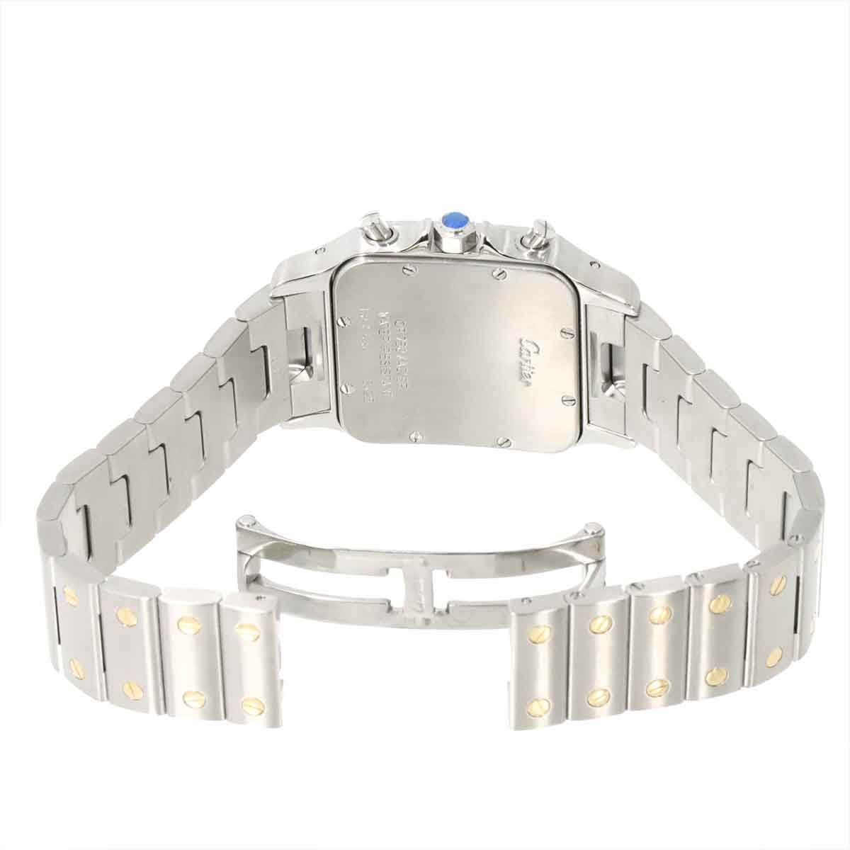 Santos Galbee LM W20042C4 YG Cream Dial Mens Watch