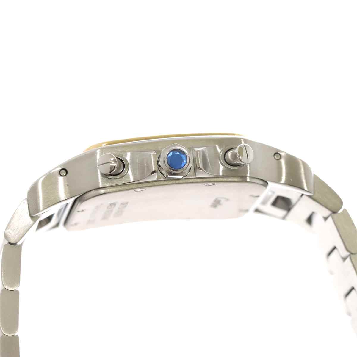 Santos Galbee LM W20042C4 YG Cream Dial Mens Watch