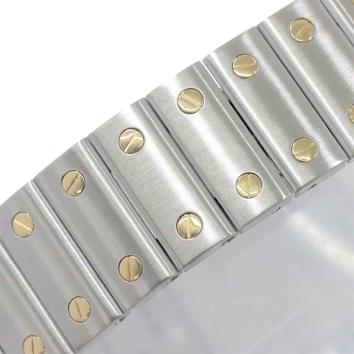 Santos Galbee LM W20042C4 YG Cream Dial Mens Watch