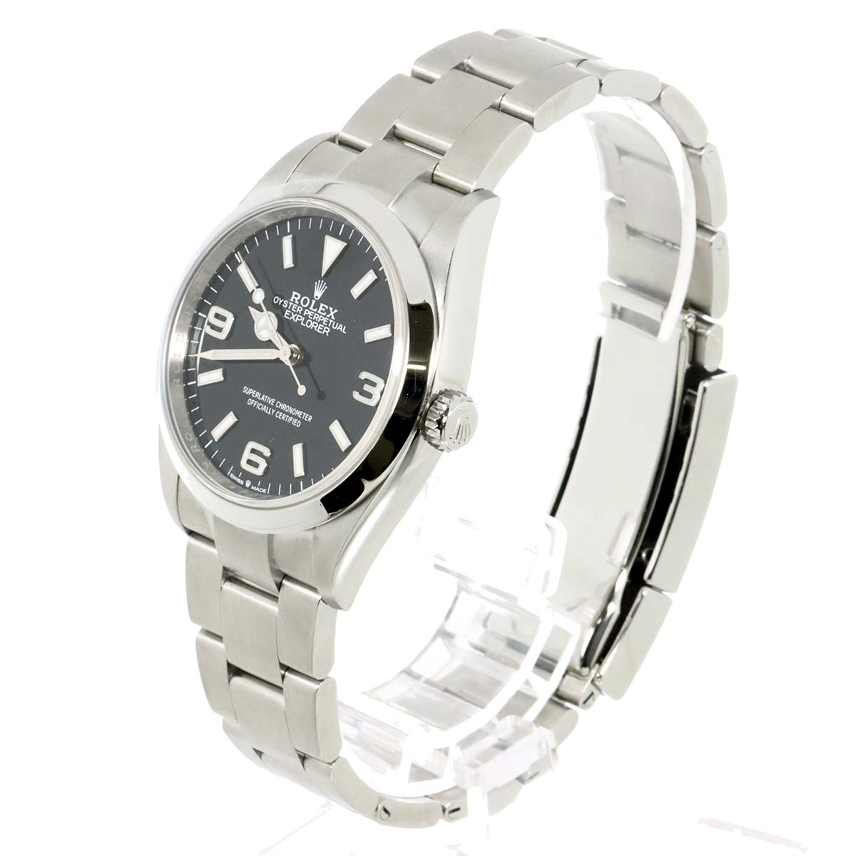 Explorer 1 124270 Serial Random Automatic Black Dial Mens Watch