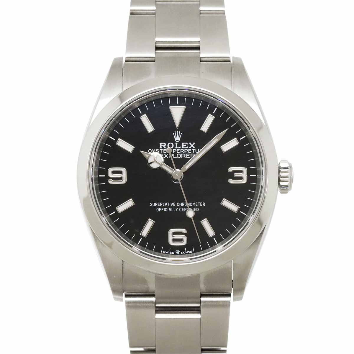 Explorer 1 124270 Serial Random Automatic Black Dial Mens Watch