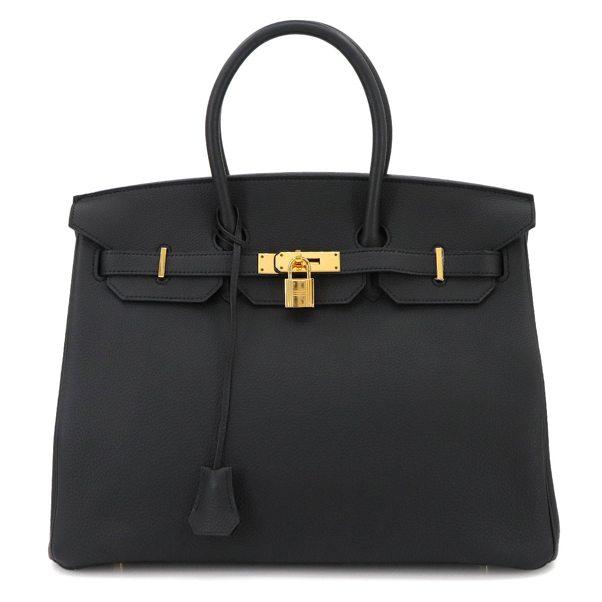 Birkin 35 Hand Bag Togo Leather Plomb Purse