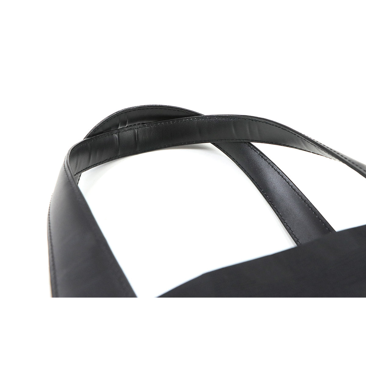 New Travel Line Tote PM Bag Nylon Jacquard Leather Black A20457