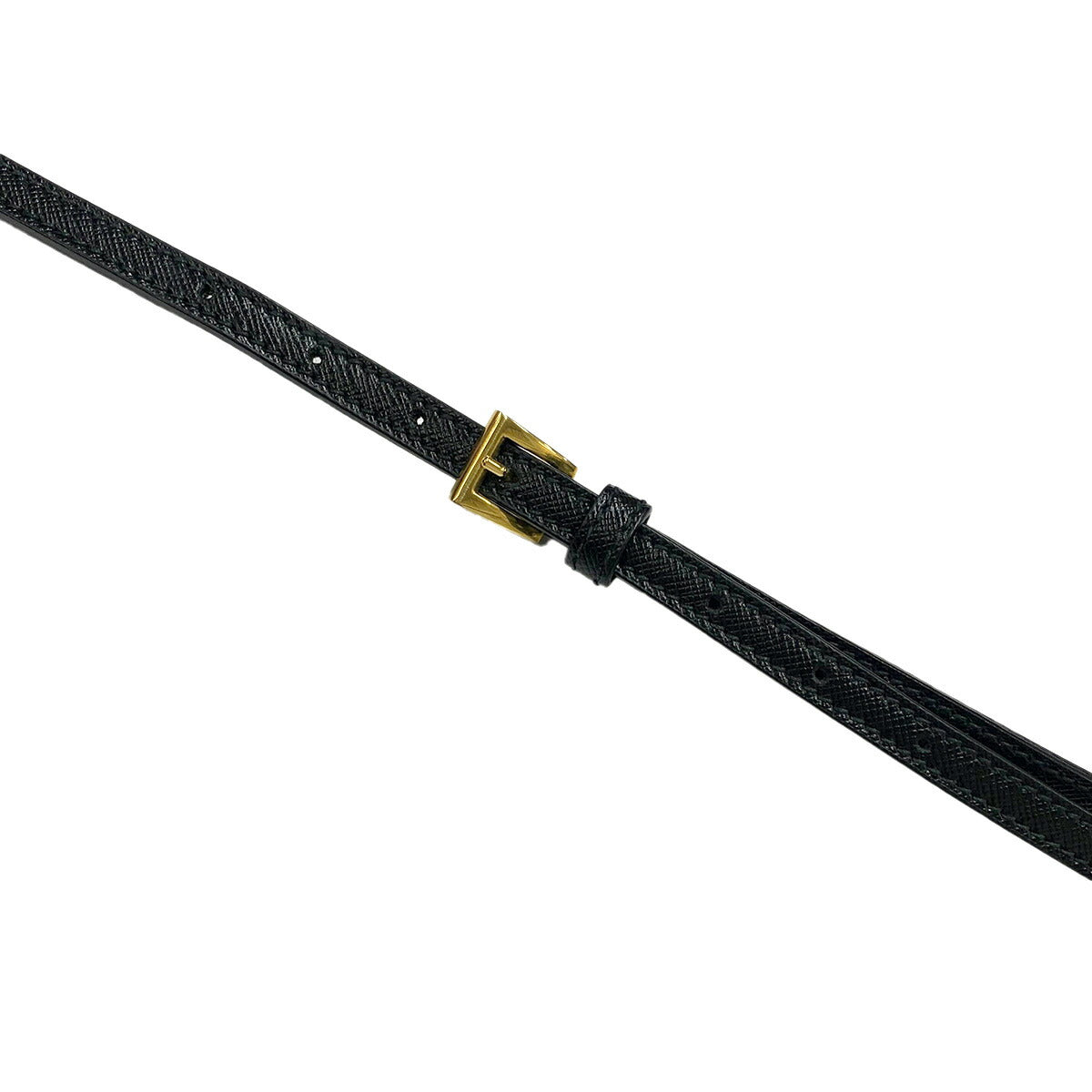 2way Hand Shoulder Bag Saffiano Leather Black BL0838 Purse