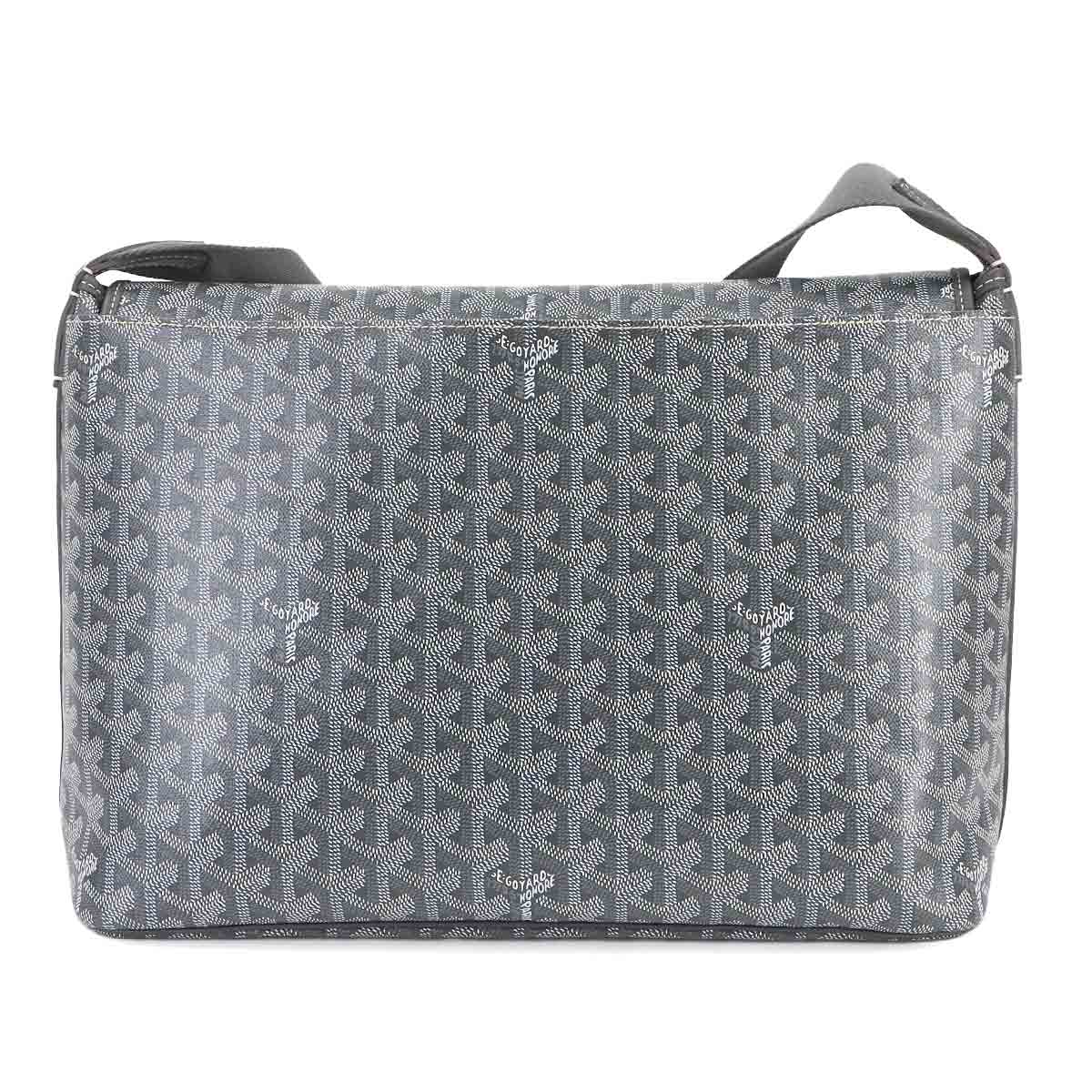 Capetien MM Shoulder Bag PVC Leather Gray Purse