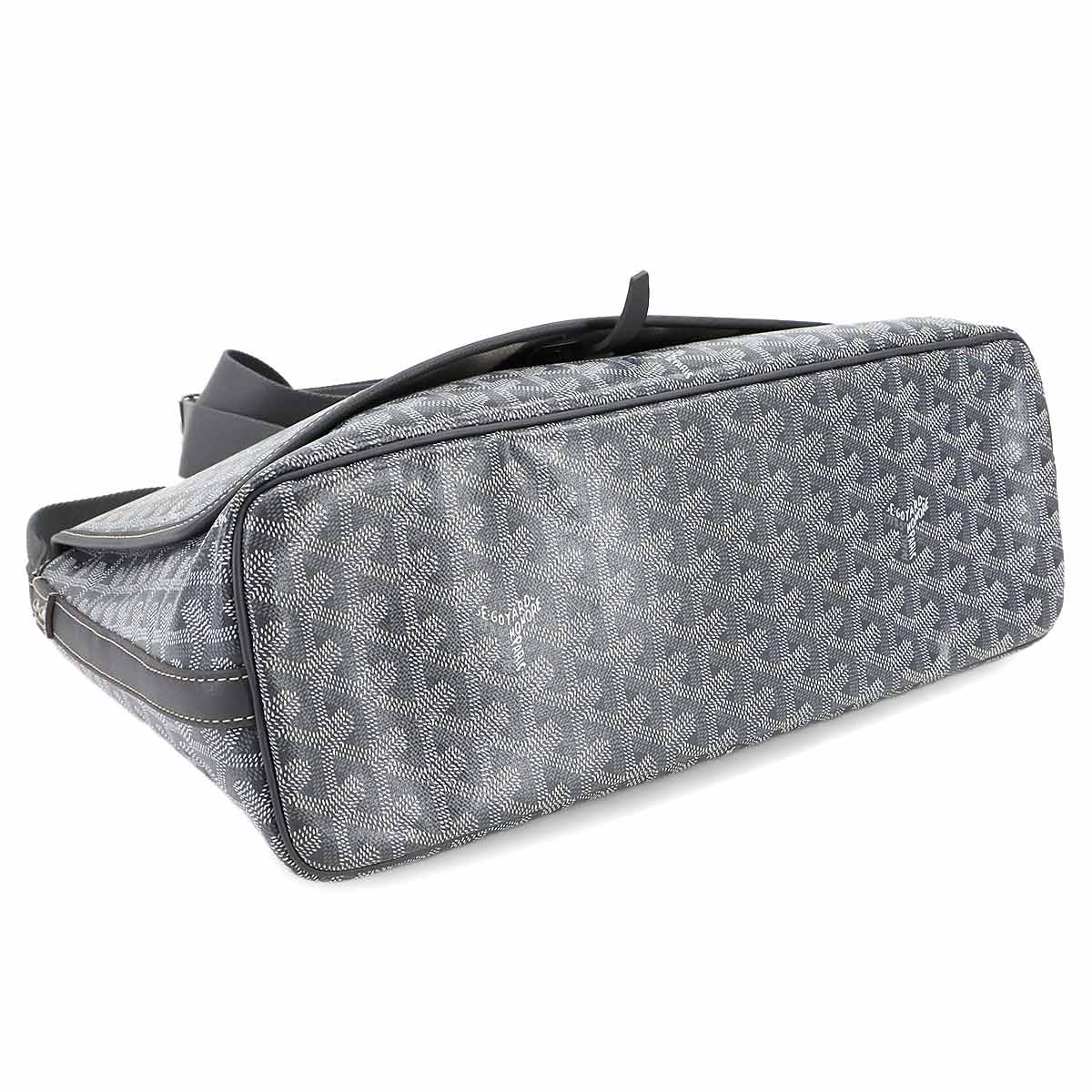 Capetien MM Shoulder Bag PVC Leather Gray Purse