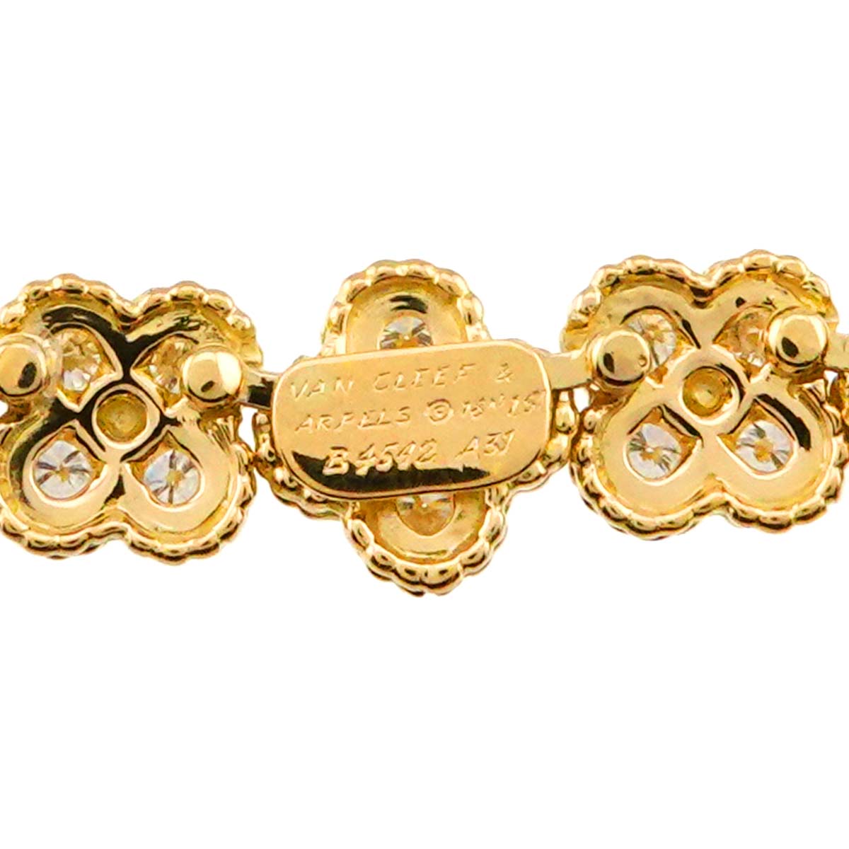 Alhambra Diamond 1.51ct Necklace 18K YG 750