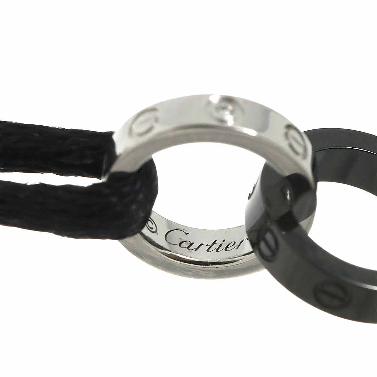 Baby Love Diamond Ceramic Bracelet 18K White Gold 750