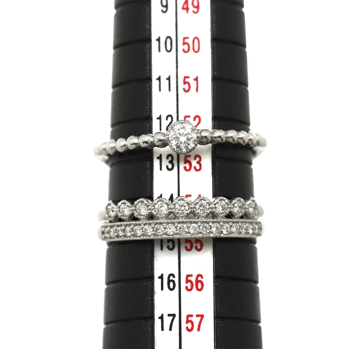 Diamond 0.36ct Ring Pt Platinum size6.5-6.75(US)