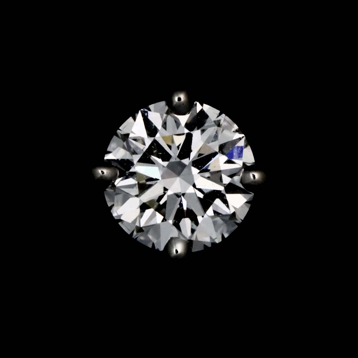 Diamond 0.39ctx2 F/VS1/3EX Earrings Pierced Pt