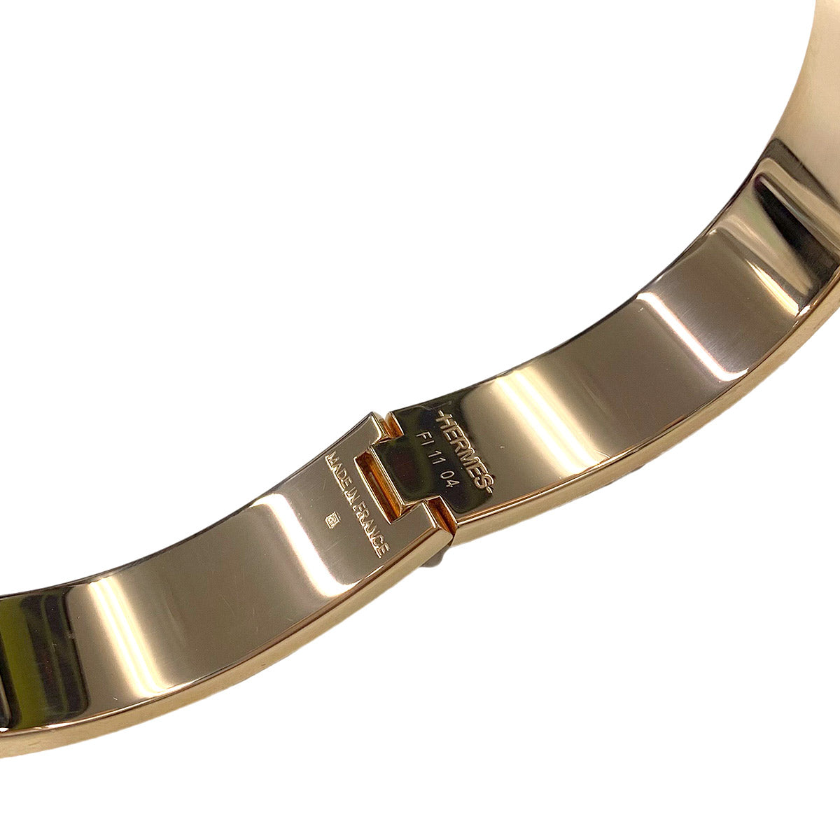 Clic H Fan Bangle Bracelet Pink Gold Accessory