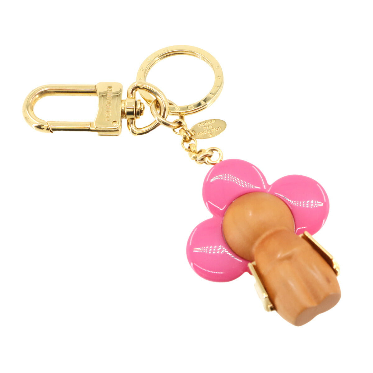 Vivienne Bag Charm Pink Beige Black M67298