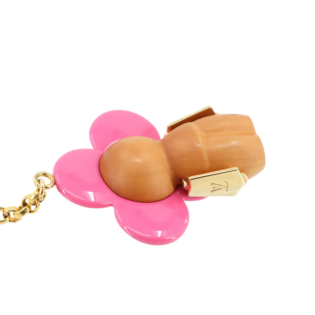 Vivienne Bag Charm Pink Beige Black M67298