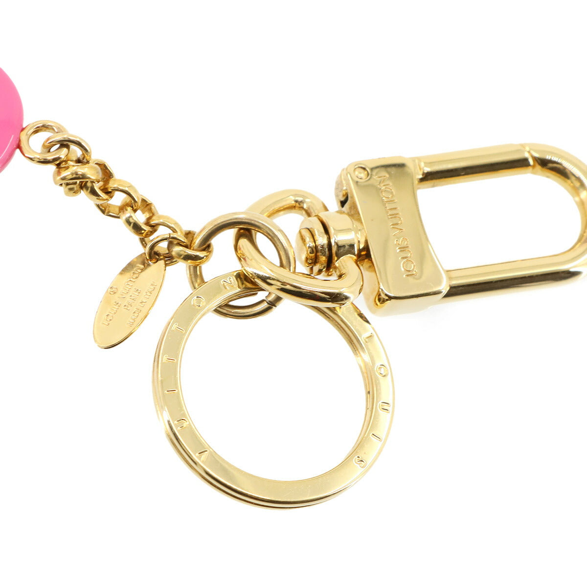 Vivienne Bag Charm Pink Beige Black M67298