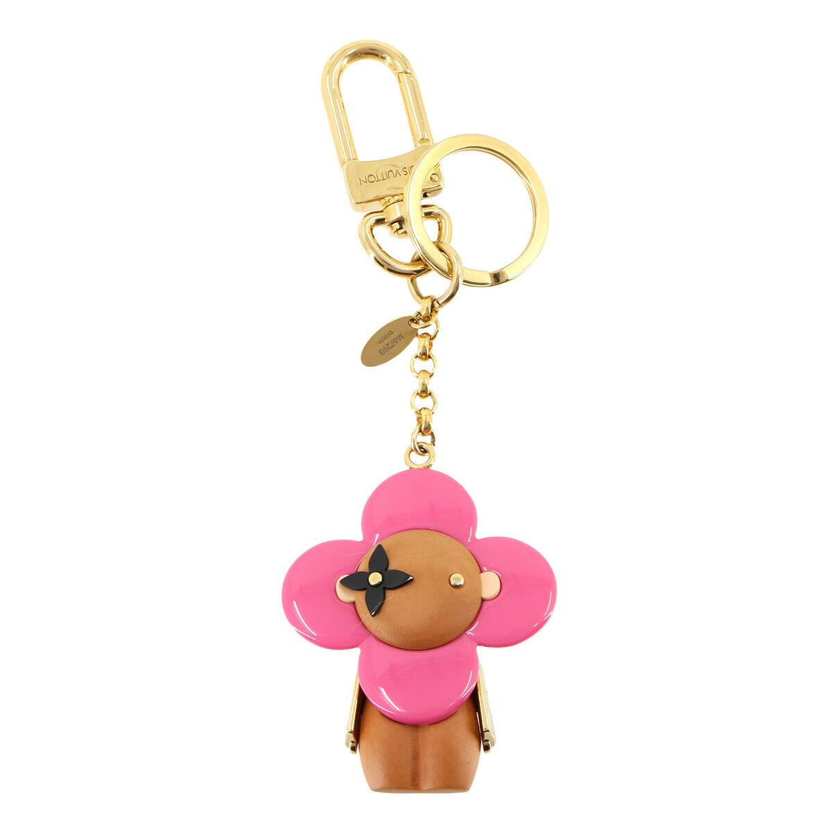 Vivienne Bag Charm Pink Beige Black M67298