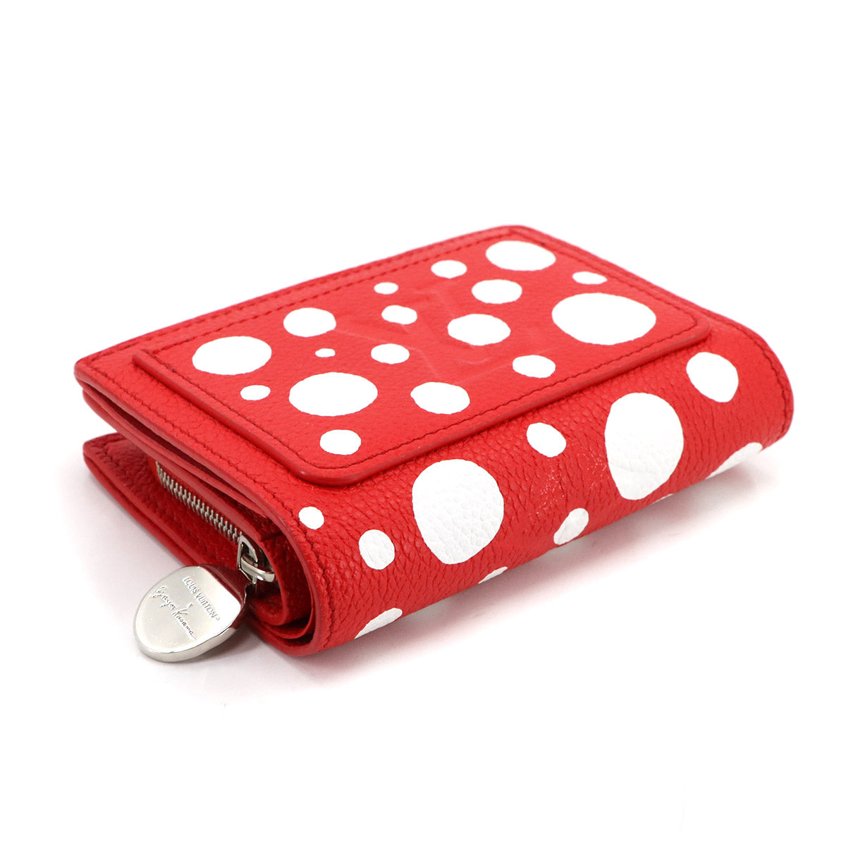 LV x YK Monogram Empreinte Clea Wallet Red White M82103