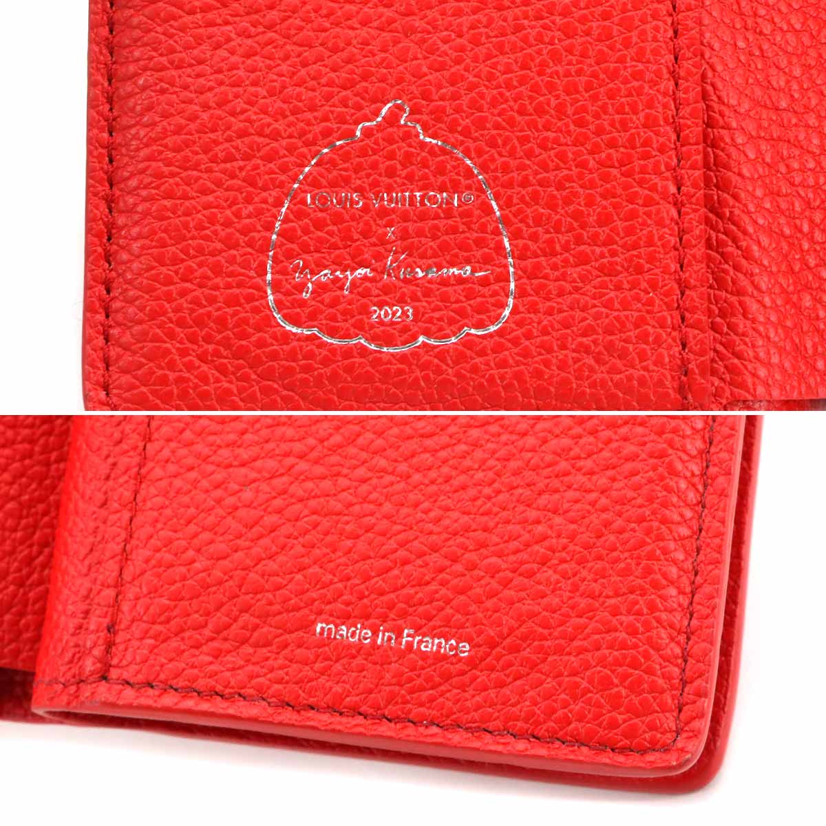 LV x YK Monogram Empreinte Clea Wallet Red White M82103