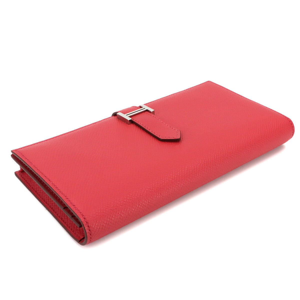 Bearn Soufflet Long Wallet Epsom Bougainvillier