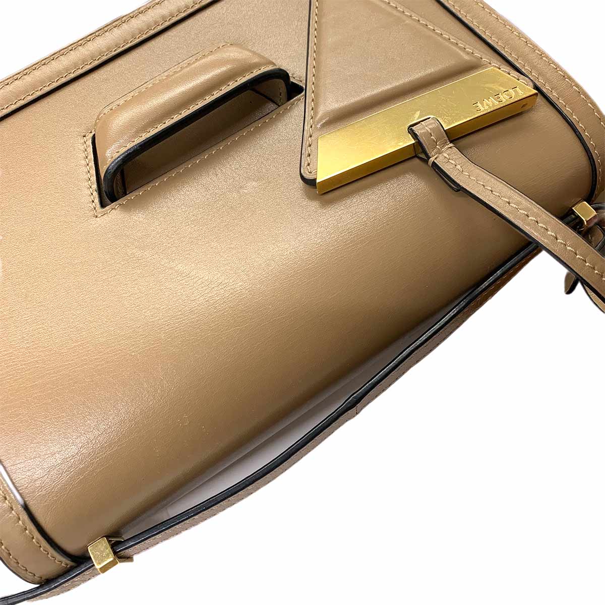 Barcelona Shoulder Bag Leather Brown Purse