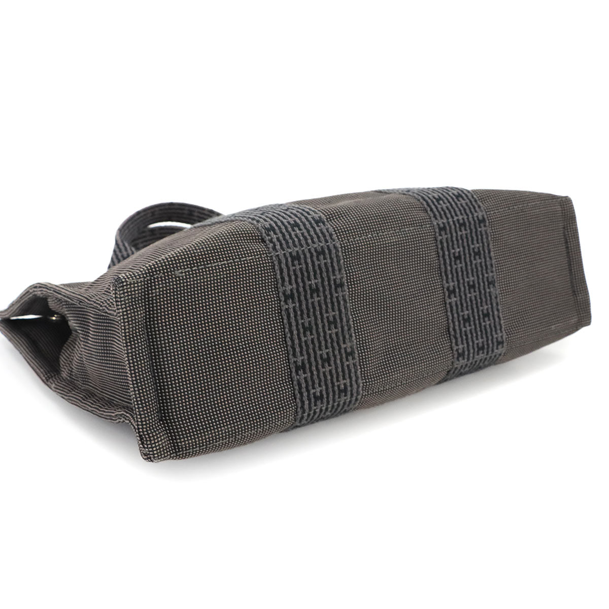 Herline Tote PM Bag Canvas Gray Unisex Purse