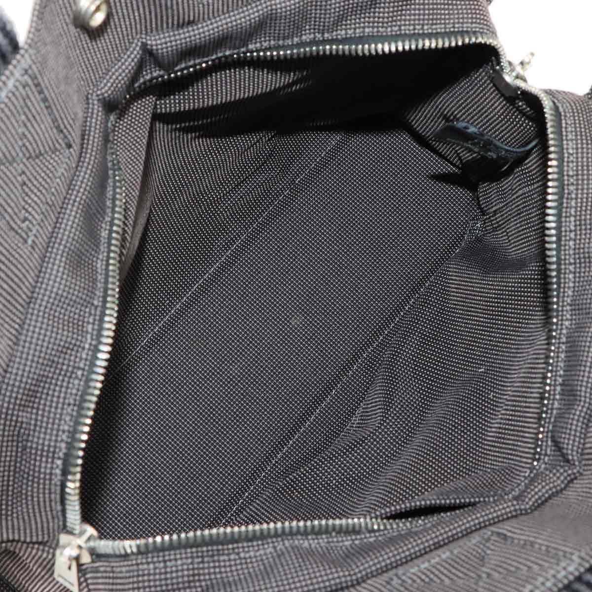 Herline Tote PM Bag Canvas Gray Unisex Purse