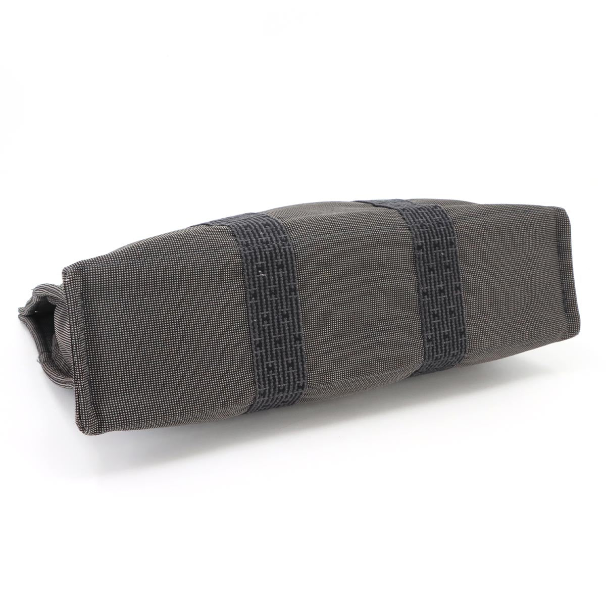 Herline Tote MM Bag Canvas Gray Unisex Purse