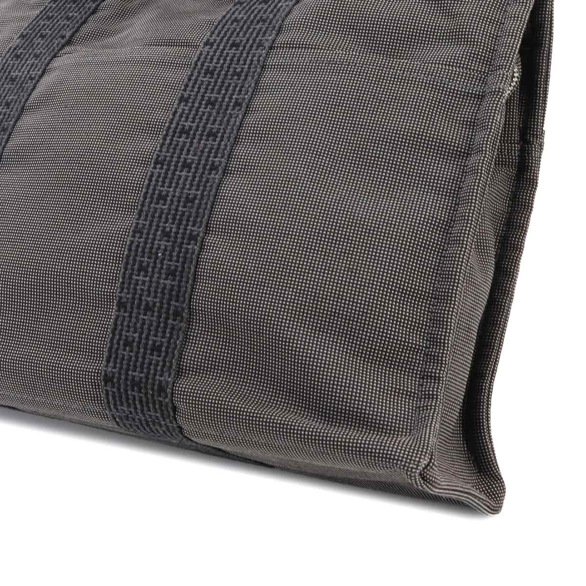 Herline Tote MM Bag Canvas Gray Unisex Purse