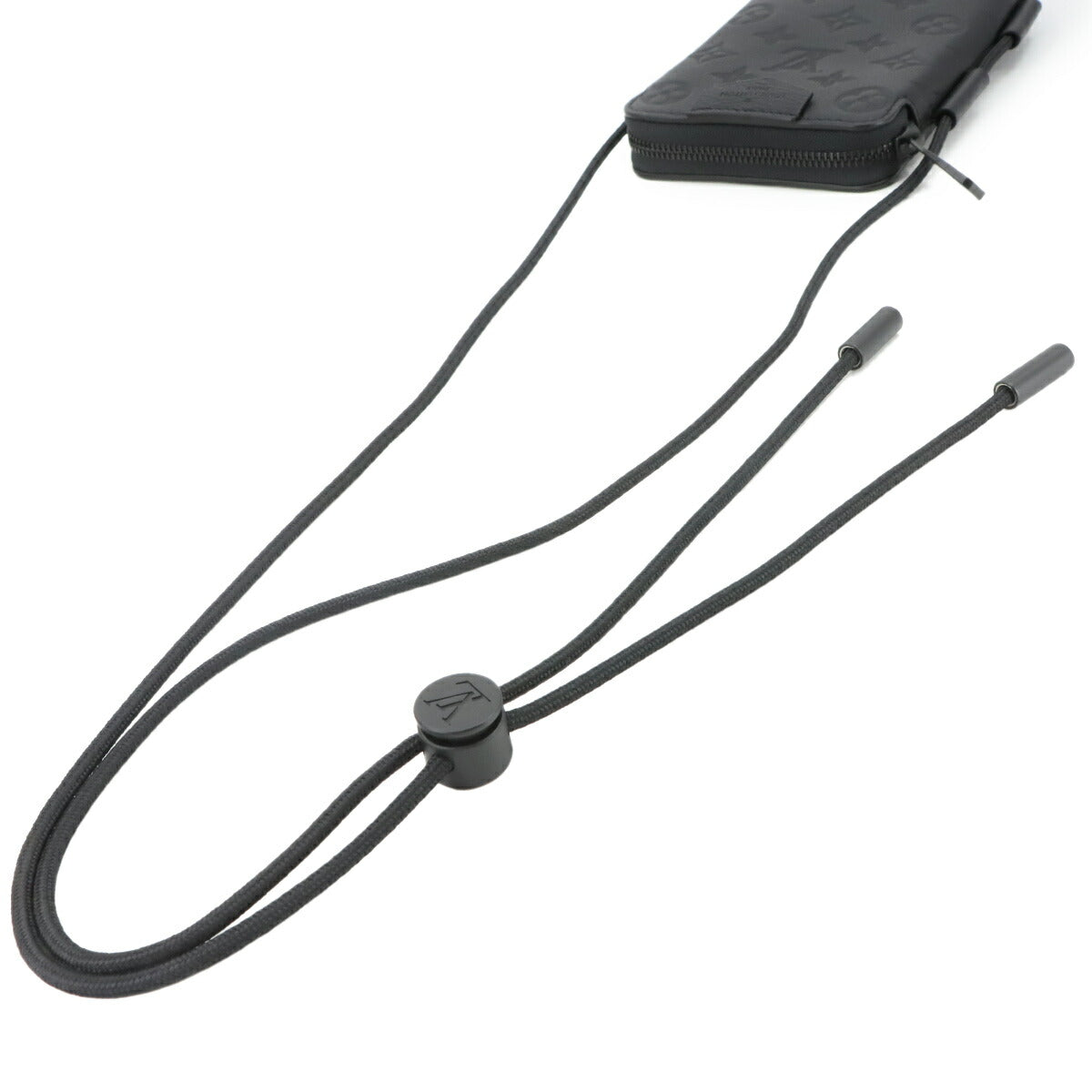 Monogram Shadow Lace Up Pouch Shoulder Bag M12601 Purse