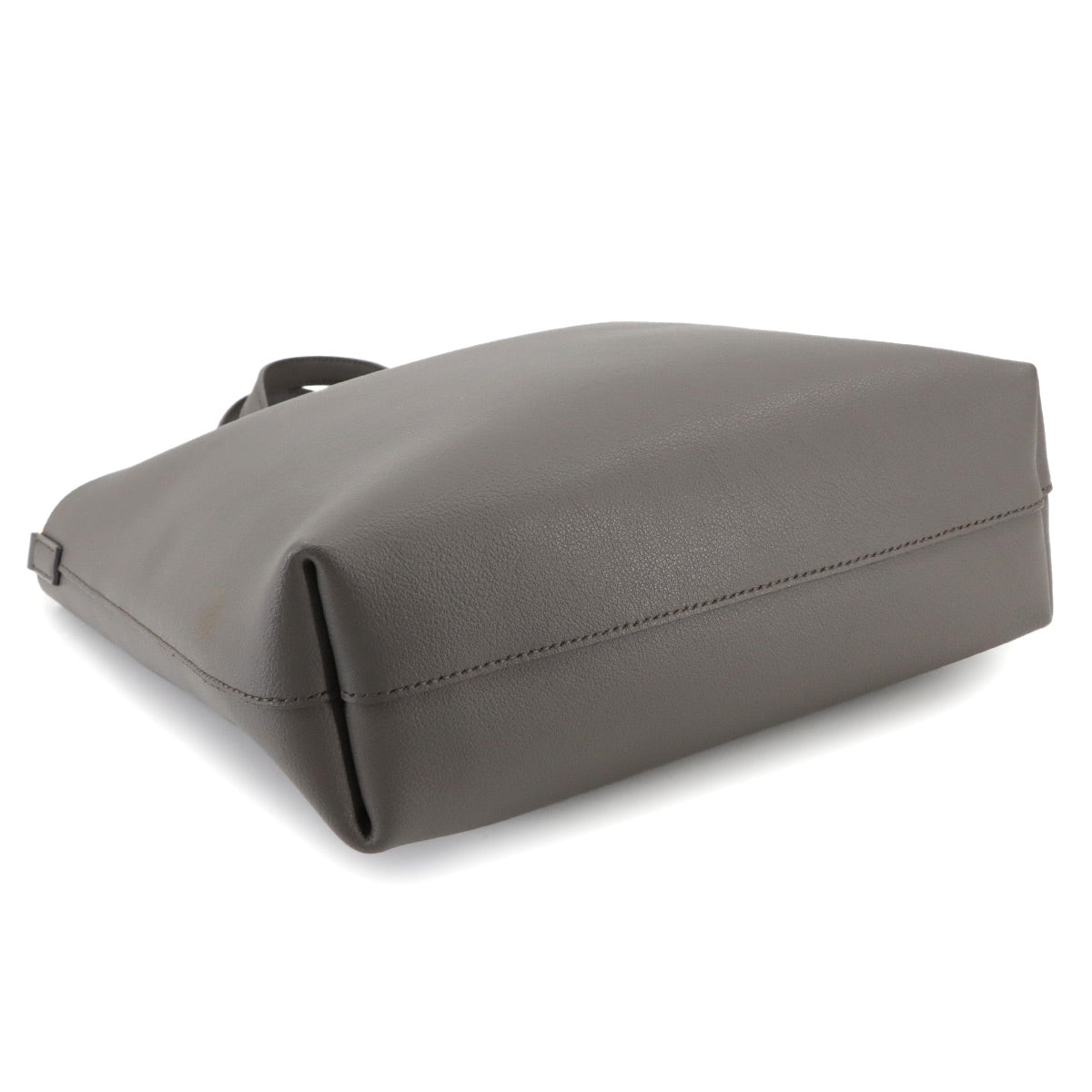 Shopping Toy 2way Tote Shoulder Bag Leather Gray 498612