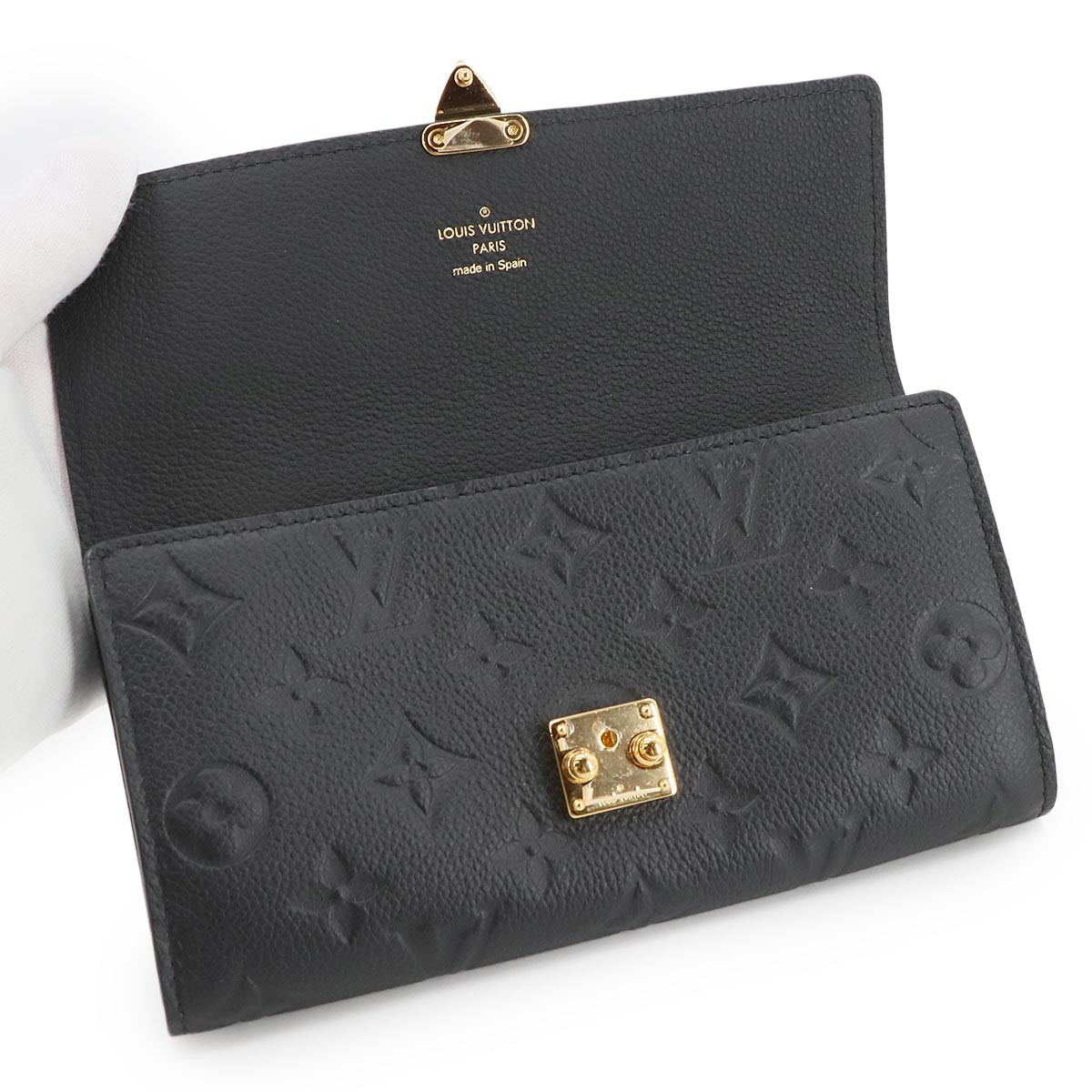 Monogram Empreinte Sarah Metis Wallet Noir M82638