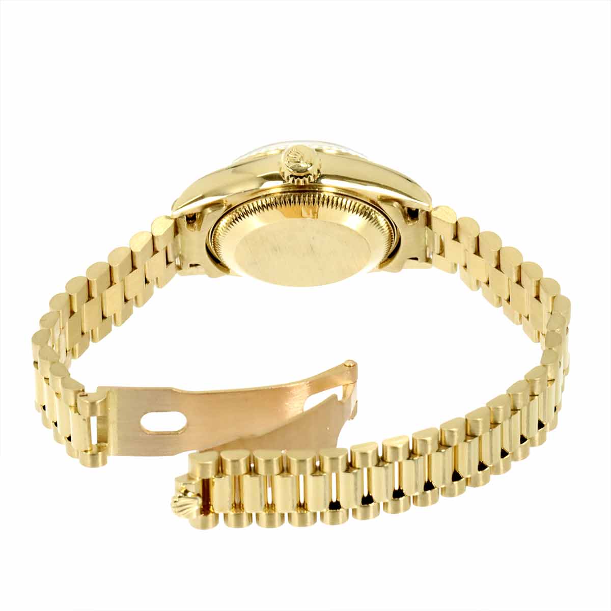 Datejust 69178G Serial 9 750 YG 10P Diamond Gold Dial Ladies