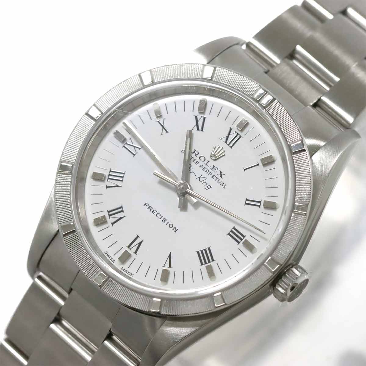 Air King Engine turned bezel 14010M Serial D Automatic Mens